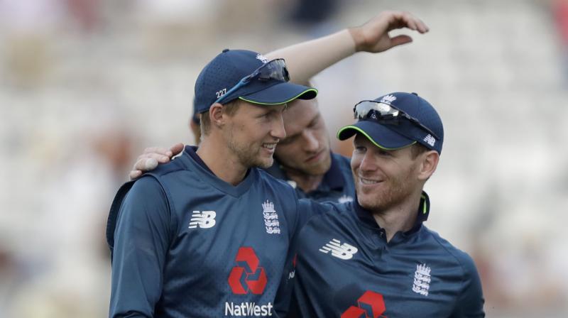 Joe Root scored his 12th ODI hundred, allied to fifties from captain Eoin Morgan (53) and David Willey (50 not out), to set up Englands series-levelling win at Lords against India. (Photo: AP)