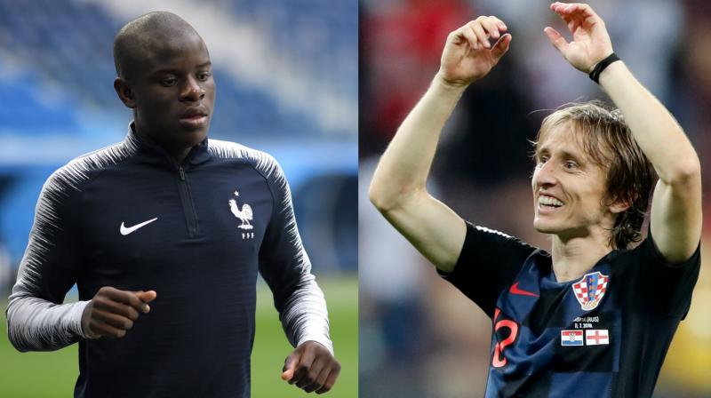 While the fluid nature of the modern game ensures there are rarely exclusive head-to-head battles in the midfield, there is little doubt the performances of Luka Modric and Ngolo Kante will be key to the destination of the World Cup. (Photo: AFP / AP)
