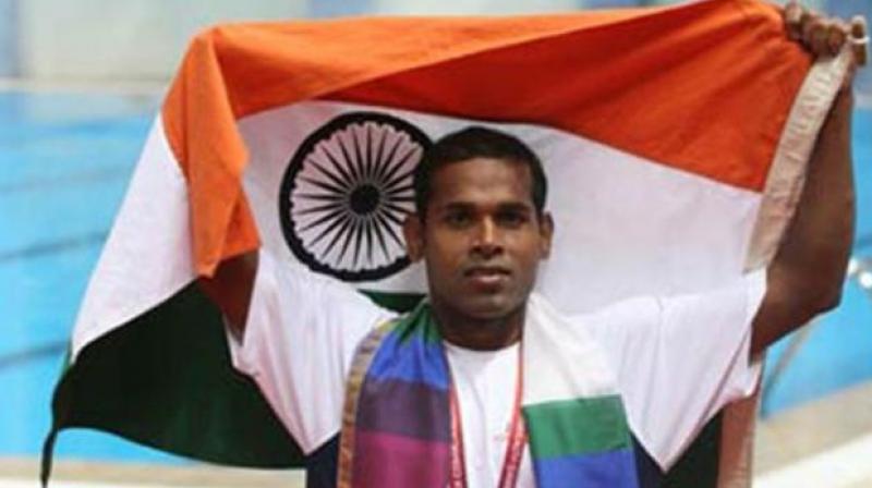 Paralympic Committee of India (PCI) revealed that Prasanta Karmakar has been suspended after a written complaint regarding acts of misconduct, misbehavior and manhandling by the Arjuna awardee swimmer was reported. (Photo: PTI)