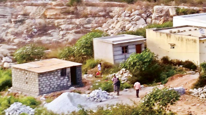 The quarry near Venkateshpura Lake in Jakkur. (Photo: DC)