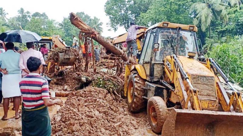Thiruvananthapuram: 13 killed in landslides in Kuranchery, 14 in Malabar