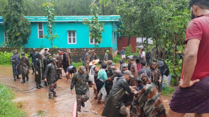 Rescued people were also provided food and shelter.  â€œAll the assets (boats) and divers at the disposal of SNC have been committed to this operation and more boats and divers have been requested from other commands,â€ said a Defence spokesperson.(Photo: Twitter | @adgpi)
