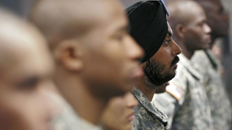 This is the largest induction of Sikhs into the US armed forces after the Department of Defense banned visible articles of faith in 1981. (Photo: Representational Image/AP)