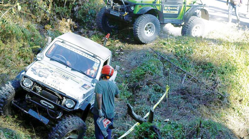 Action from the JK Tyre-Orange 4x4 Fury Championship in Arunachal Pradesh.