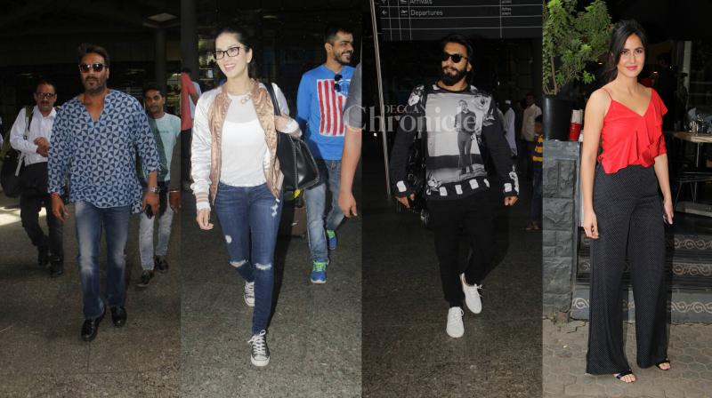 Snapped: Ranveer, Ajay, Kat, Sunny Leone, others get the fans drooling