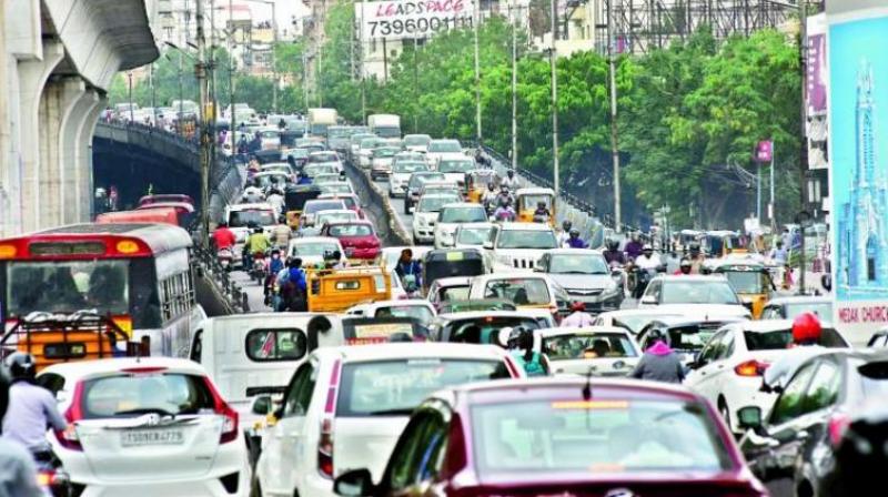 The Raj Bhavan road from Monappa Island (Rajiv Gandhi statue) to V.V. statue junction will witness heavy traffic due to the event.   (Representational Images)