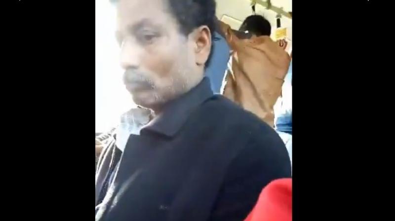 The Delhi University student uploaded the video on social media of a middle-aged man masturbating in a moving bus. (Photo: Twitter Screengrab | @ManishaGulati6)