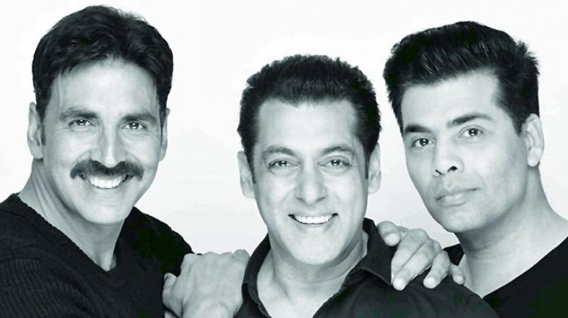 Akshay, Salman and Karan
