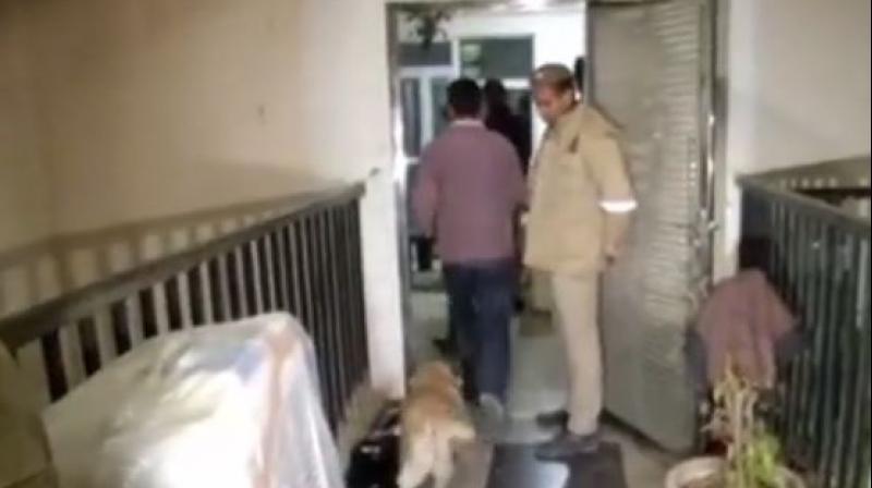A woman and her daughter were found murdered in their Greater Noida flat late Tuesday night. (Photo: ANI videgrab)