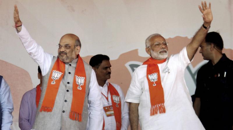 BJP workers need to root out Congress completely from Gujarat: Amit Shah