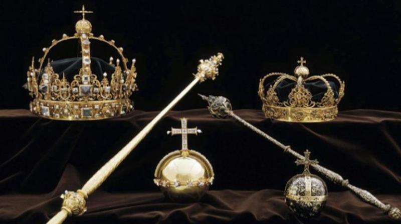 Thieves in Sweden walked into a small towns medieval cathedral in broad daylight and stole priceless crown jewels dating back to the early 1600s before escaping by speedboat, police said Wednesday. (Photo: AP)