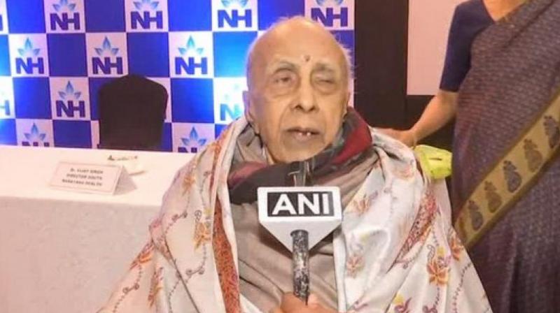 Ramaswamy said, Being paralysed at this age would have put tremendous stress on my family and I am grateful to the hospital for taking the chance and gifting me a life to cheer. (Photo: ANI)