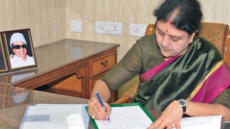 IADMK General Secretary V K Sasikala.