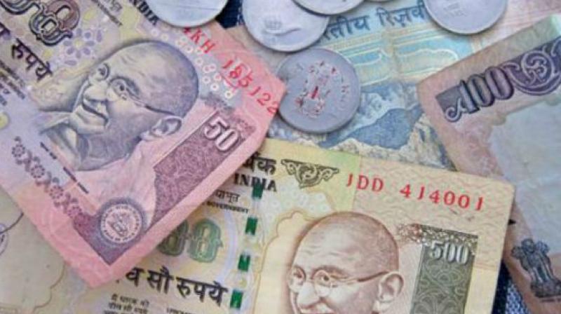 The rupee had gained 15 paise to end at 66.73 yesterday on fresh bout of dollar selling amid weak overseas sentiment.