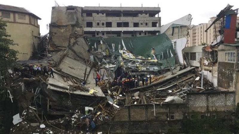 19 injured in building collapse in Sri Lankas capital, hospitalised