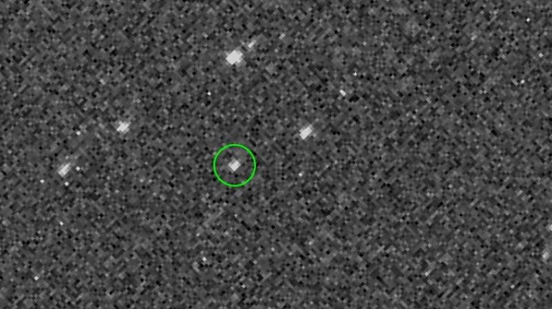 In this image taken from NASA on August 24, 2018, the asteroid Bennu is seen from an image obtained from the OSIRIS-REx spacecraf. (Image: AFP)
