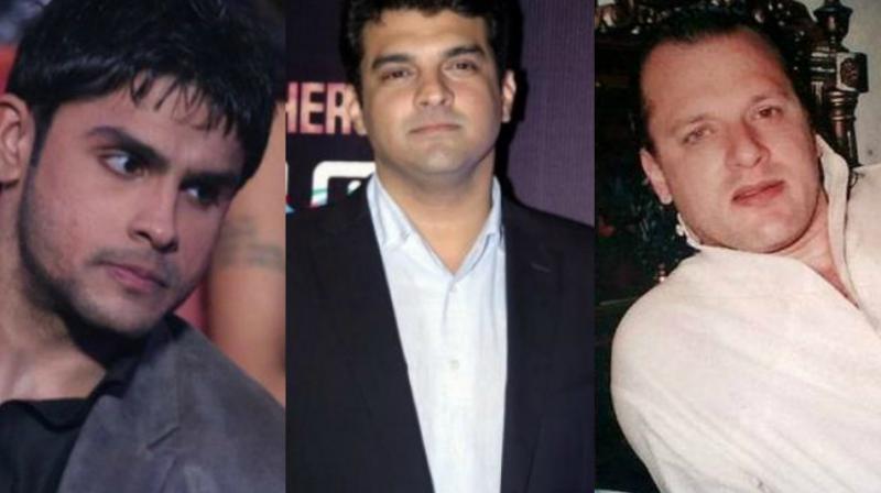 Rahul Bhatt, Siddharth Roy Kapur and David Headley.