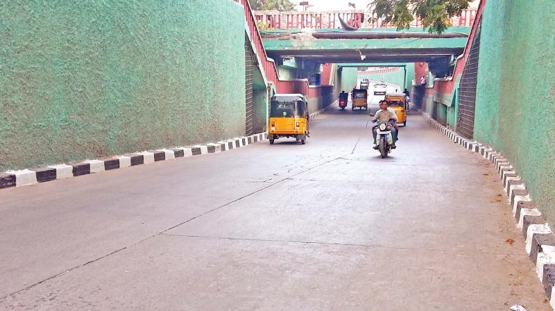 The renovation of Madley subway in T Nagar getting delayed. (Photo: DC)