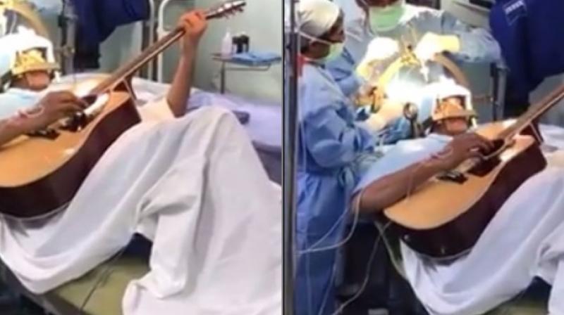 He was amazed to see his fingers improve on the operating table (Photo: YouTube)
