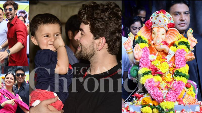 Ganesh Visarjan 2019: Bollywood celebs bid adieu to Ganpati Bappa