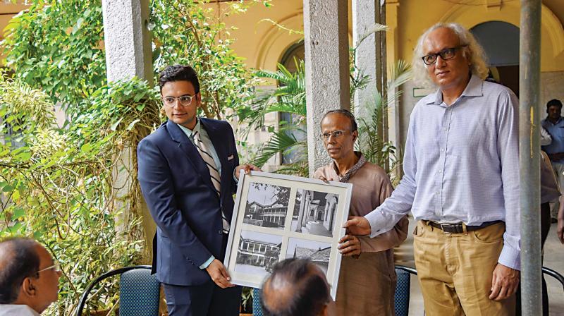 Mysuru Royal Family scion Yaduveer Krishnadatta Chamaraja Wadiyar inaugurating the restoration work of Fort High School in Bengaluru on Thursday  (Image: DC)