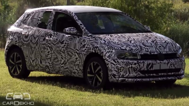 Volkswagen released a teaser image of the new Polo and a video on YouTube.