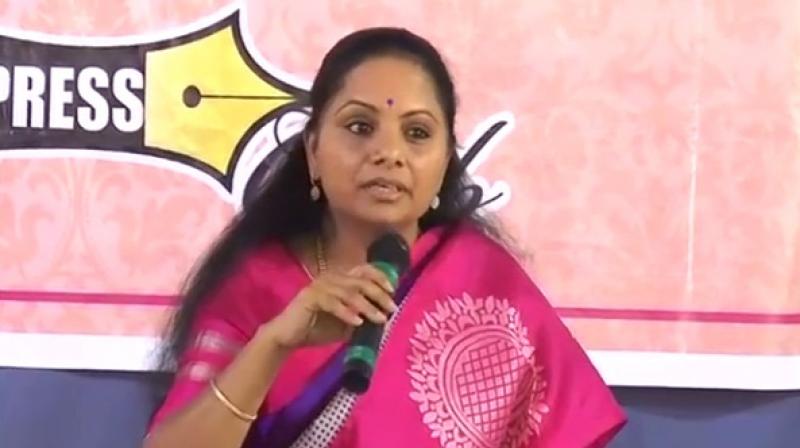 TRS MP K Kavitha (Photo: video grab)