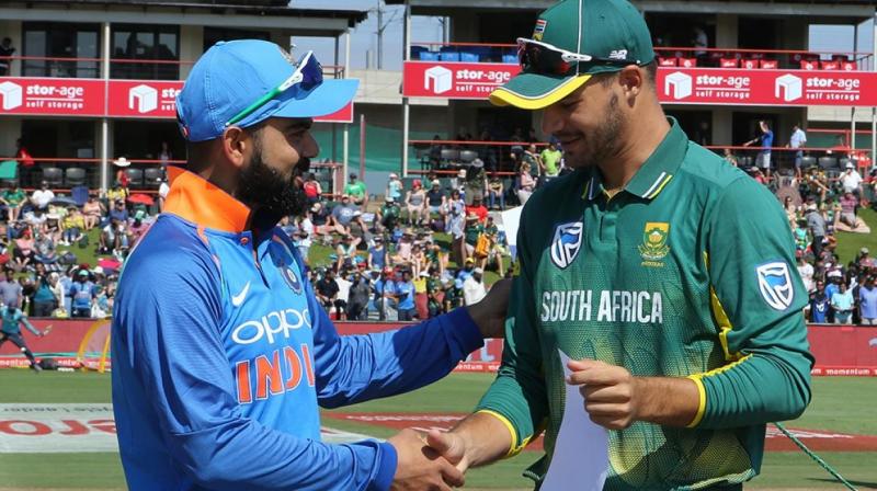 The 5th ODI at Port Elizabeth will be crucial for both Virat Kohli (left) and South Africa stand in skipper Aiden Markram (right) in their own terms. (Photo: BCCI