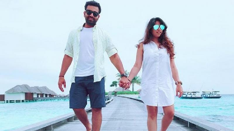 Last year, Rohit Sharma dedicated his third double century to his Ritika on the occasion of their second marriage anniversary. (Photo: Instagram / Rohit Sharma)