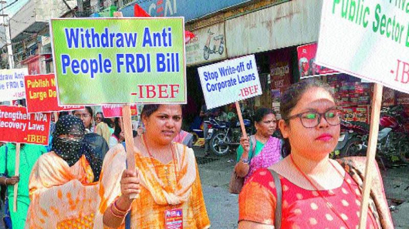 The government is likely to withdraw the controversial FRDI Bill in the ongoing session of Parliament in view of concerns over the bail-in clause, which is feared to harm the interest of depositors, sources said. (Representational image)
