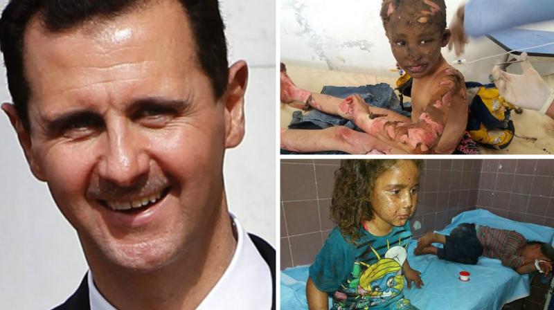 Fault of terrorists: Syrias Assad laughs when asked about kids killed by bombs