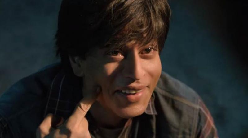 Shah Rukh Khan in a still from Fan.