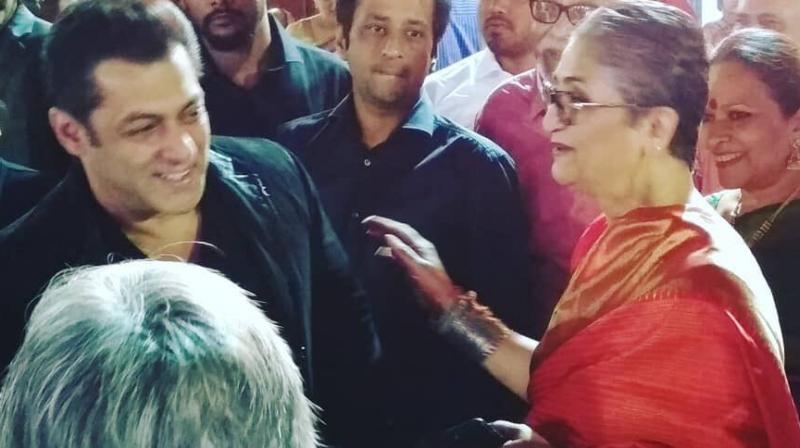 Salman Khan at a wedding.