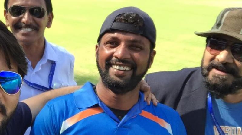 Prakash Jayaramaiah revealed that he will be sharing his Man of the Match and Man of the Series prize money awards with his teammates. (Photo: Facebook)