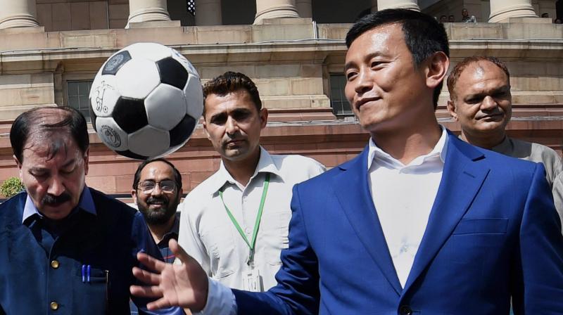Baichung Bhutia was removed from the technical committee of the AIFF and was replaced by veteran Shyam Thapa in March. (Photo: PTI)