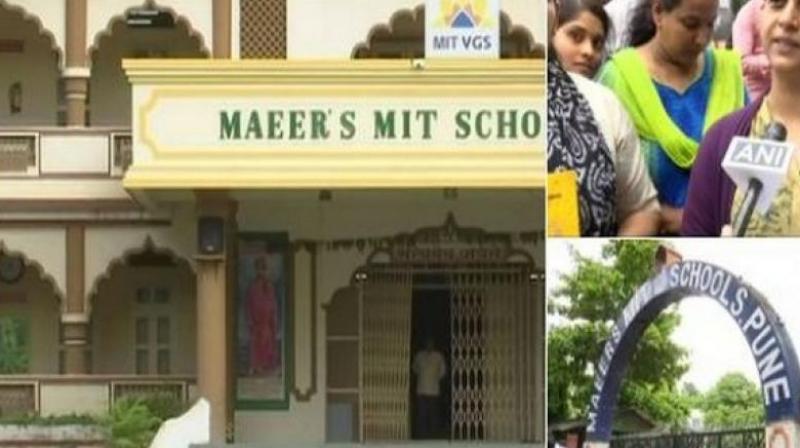 On Thursday, parents and students were baffled after the school issued the directive on the colour of girl students innerwear. (Photo: ANI)