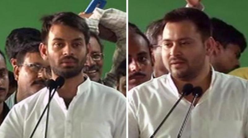 Targeting the BJP, Tejaswi said the BJP will be defeated by the RJD in the same way as it was during the recently concluded by-polls. (Photo: ANI)