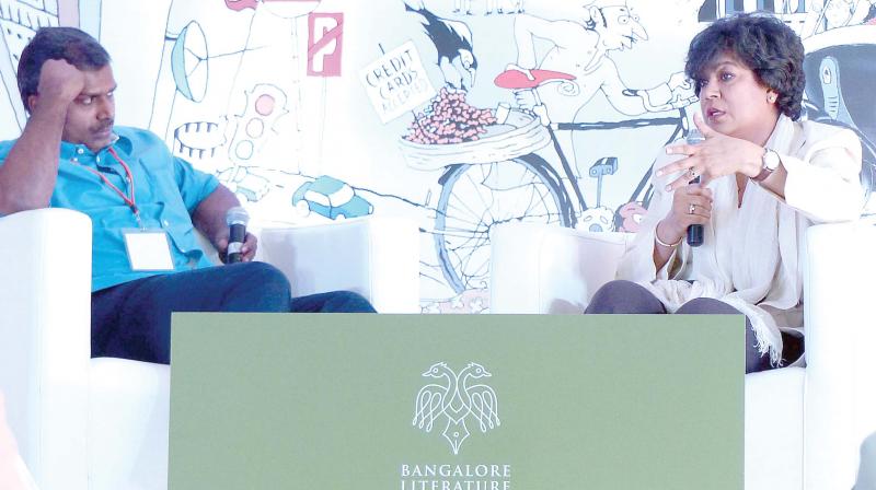 Josy Joseph, journalist, in conversation with Neena Gopal, Resident Editor, Deccan Chronicle, Bengaluru 	 R. Samuel