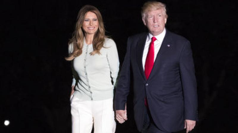 US President Donald Trump and First Lady Melania Trump. (Photo: AP)