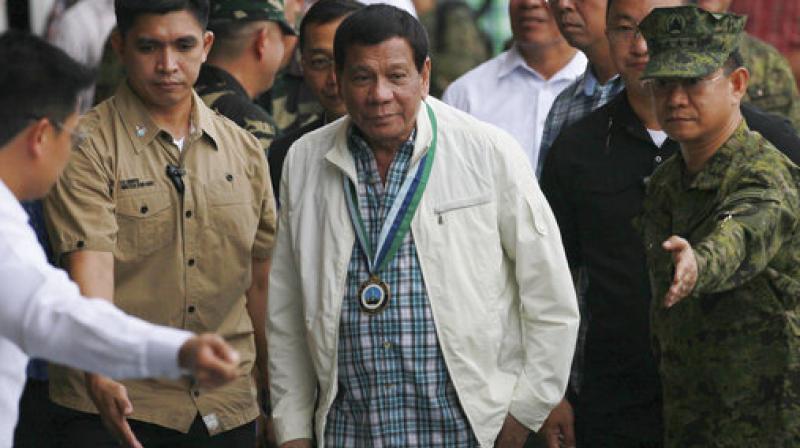 Philippine President Rodrigo Duterte. (Photo:AP)