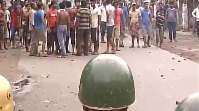 Violence erupted in Basirhat following an objectionable post on Facebook (Photo: Twitter | ANI)