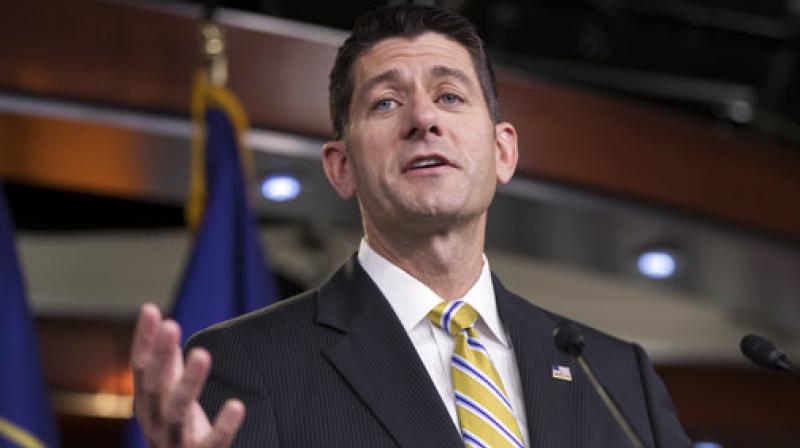 House Speaker Paul Ryan of Wis. meets with reporters on Capitol Hill in Washington, as the Republican majority in Congress remains stymied by their inability to fulfill their political promise to repeal and replace Obamacare. (Photo: AP)