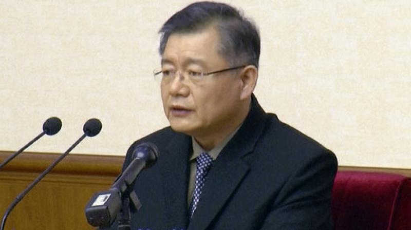 Canadian Hyeon Soo Lim speaks in Pyongyang, North Korea. Canadian Prime Minister Justin Trudeaus office confirmed a delegation is in North Korea to discuss the Canadian pastor imprisoned there and North Korean media said Trudeaus national security adviser, Daniel Jean, had arrived in Pyongyang. (Photo: AP)