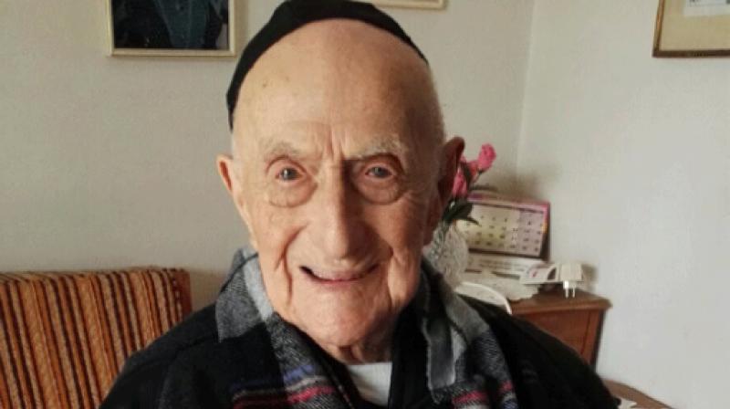 Worlds oldest man Yisrael Kristal died a month before his 114th birthday. (Photo: AFP)
