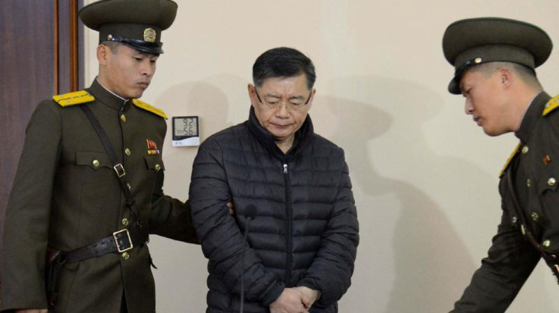 Rev. Hyeon Soo Lim, who was imprisoned in North Korea for more than two years returns to Canada. (Photo: AFP)