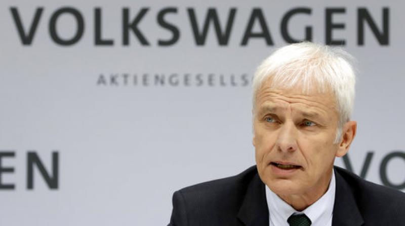 Volkswagen chief Matthias Mueller