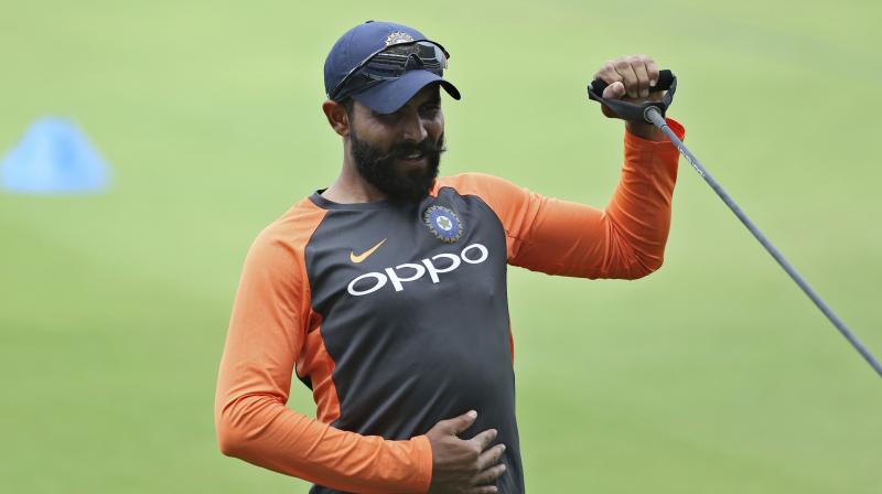The BCCI on Sunday clarified that all-rounder Ravindra Jadeja was indeed fit for the ongoing Test series and his shoulder injury flared only after landing in Australia. (Photo: AP)