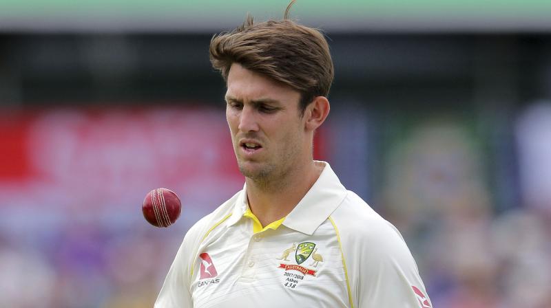 Australia are yet to announce their playing XI but Peter Handscombs middle order position looked in jeopardy after Langer backed Mitchell Marsh who missed the first two Tests of the four-match series currently level at 1-1. (Photo: AP)