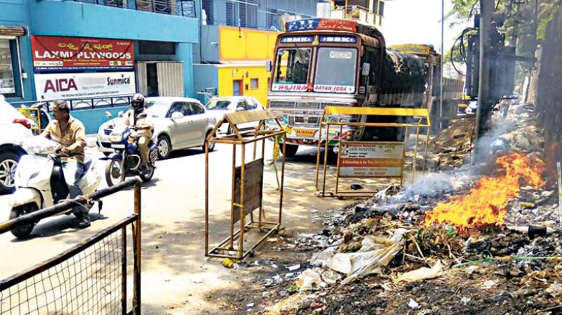 Residents and business establishments burning garbage will be seriously dealt with.
