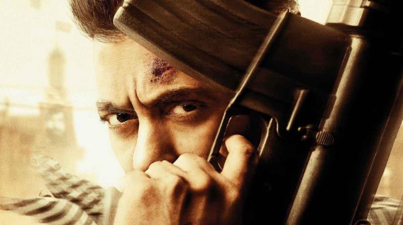 Salman Khan in Tiger Zinda Hai teaser poster.